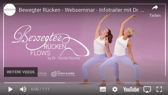 Bewegter Rücken Flows